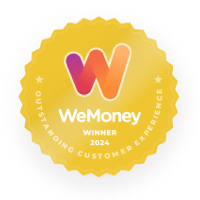 We Money Winner 2024. Best for customer experience.
